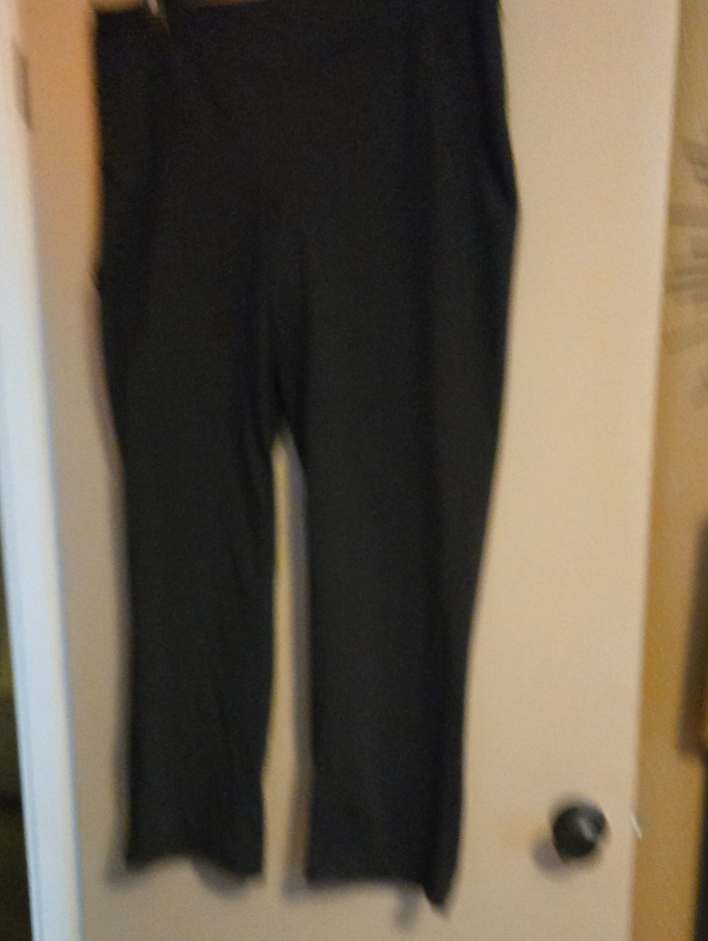 Duluth Trading Co Black Straight-Leg Women's Noga Pants 1X x 31